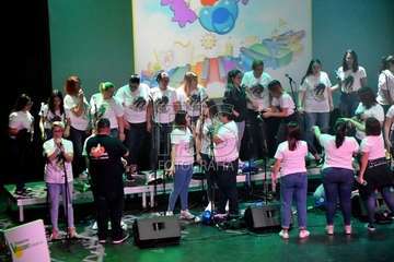 Gala de presentación de Los Biznietos de SaryManchez en Telde (Foto Francisco Javier Santana)